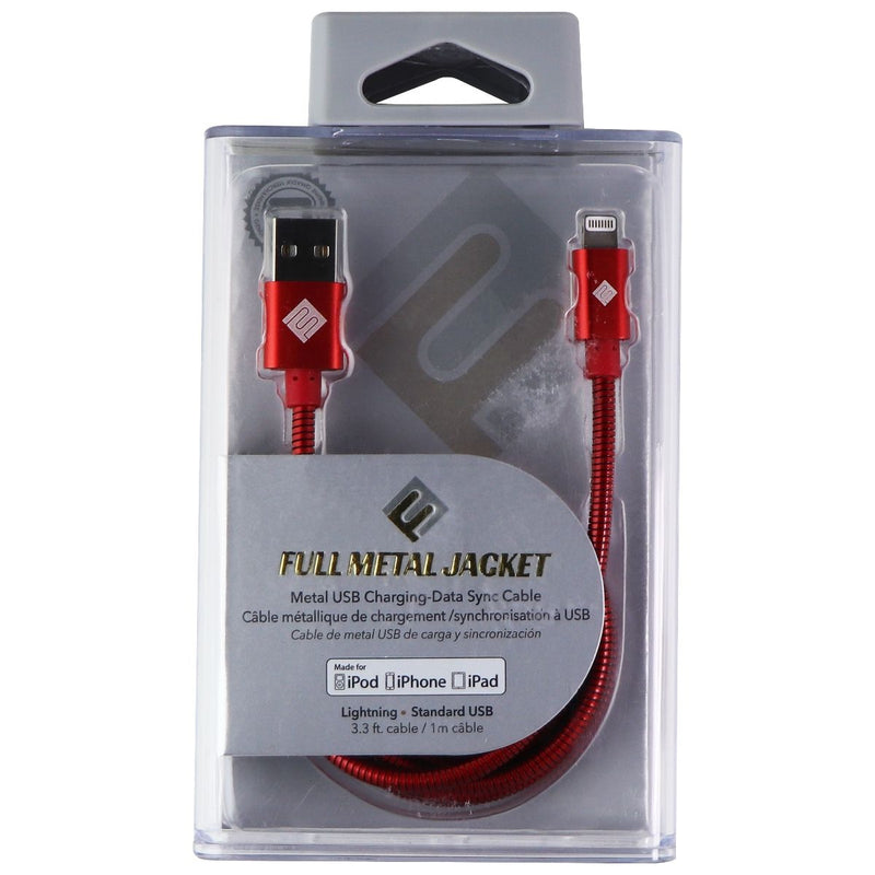 Qmadix (QM - PDM3AL - RD) 3.3ft Charge & Sync Cable for iPhones - Red - Qmadix - Simple Cell Shop, Free shipping from Maryland!