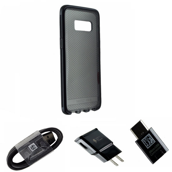 OEM Adapter and Charger KIT w/ Tinted Black Tech21 Evo Check Case for Galaxy S8 - Tech21 - Simple Cell Shop, Free shipping from Maryland!
