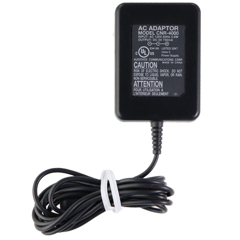 AudioVox (CNR-4000) Wall Charger Power Supply 5V 750mA - Black - Audiovox - Simple Cell Shop, Free shipping from Maryland!