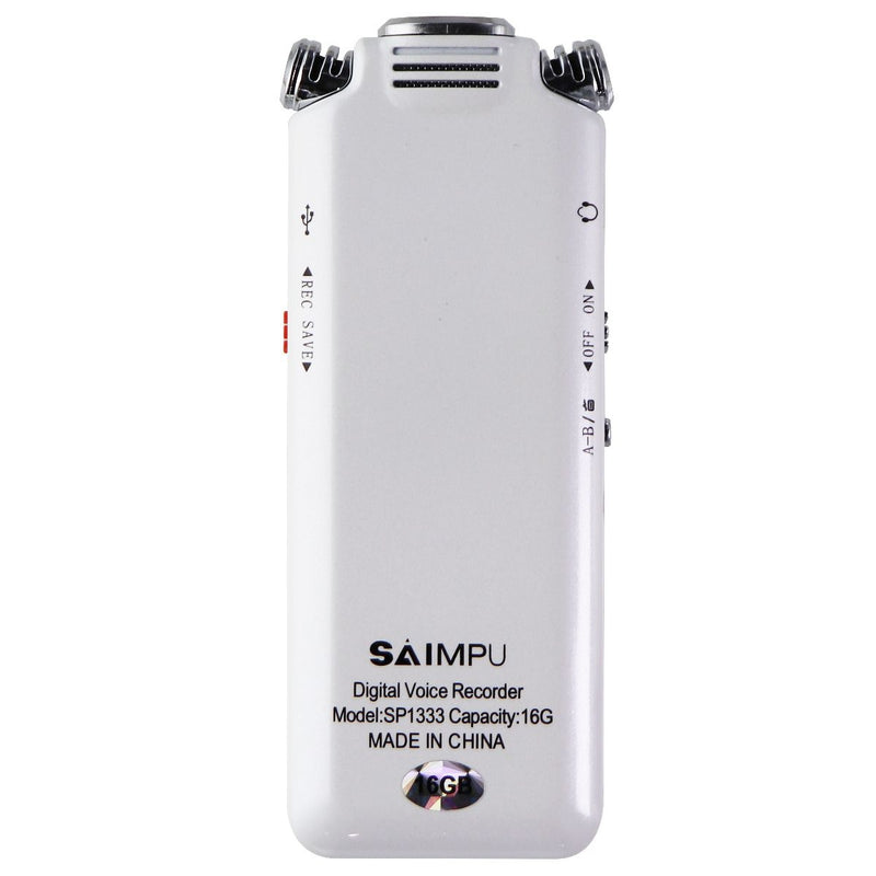 SAIMPU Digital Voice Recorder 16gb Dictaphone - White - SAIMPU - Simple Cell Shop, Free shipping from Maryland!