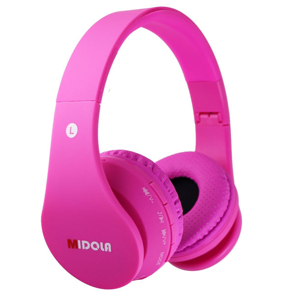 Midola Wireless Bluetooth Over Ear Foldable Stereo Headphones for Kids - Pink - Midola - Simple Cell Shop, Free shipping from Maryland!