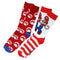 BioWorld 2 Pair of Super Mario Crew Socks - Sock Size (10 - 13) - BioWorld - Simple Cell Shop, Free shipping from Maryland!