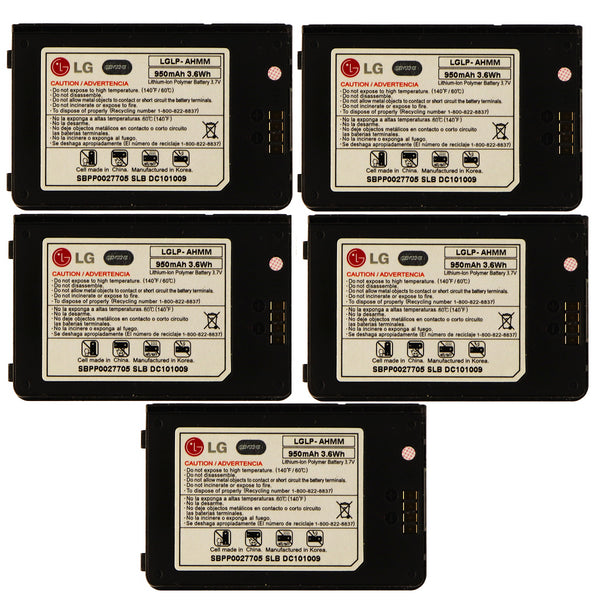 KIT 5x LG LGLP-AHMM 950 mAh Replacement Battery for Env 3 VX9200 - LG - Simple Cell Shop, Free shipping from Maryland!