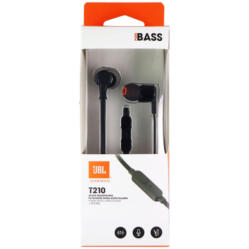 JBL T210 Pure Bass In-Ear 3.5mm Headphones - Black - JBL - Simple Cell Shop, Free shipping from Maryland!