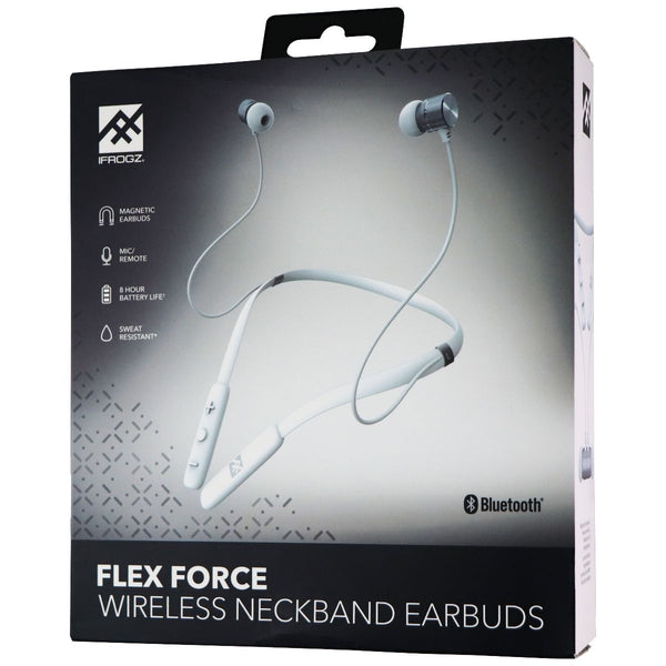 iFrogz FLEX FORCE Wireless Bluetooth Neckband Earbuds with Mic/Remote - White - iFrogz - Simple Cell Shop, Free shipping from Maryland!