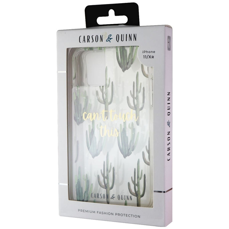Carson & Quinn Hybrid Case for Apple iPhone 11 / XR - Clear/Cactus - Carson & Quinn - Simple Cell Shop, Free shipping from Maryland!