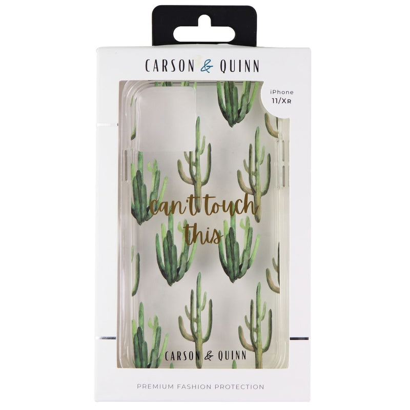 Carson & Quinn Hybrid Case for Apple iPhone 11 / XR - Clear/Cactus - Carson & Quinn - Simple Cell Shop, Free shipping from Maryland!