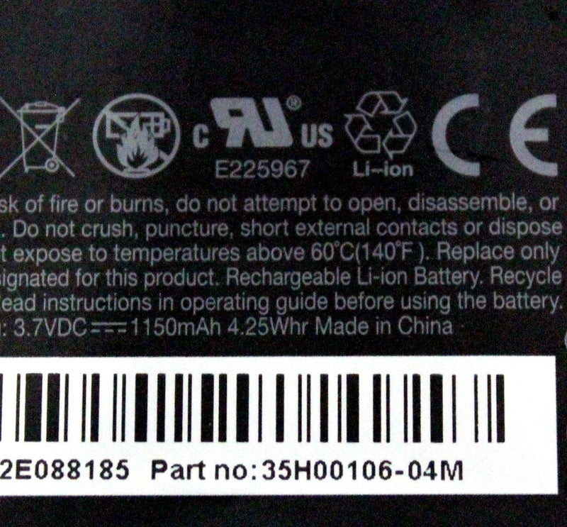 HTC DREA160 3.7v 1150mAh Lithium Ion Battery for HTC G1 - Black - HTC - Simple Cell Shop, Free shipping from Maryland!
