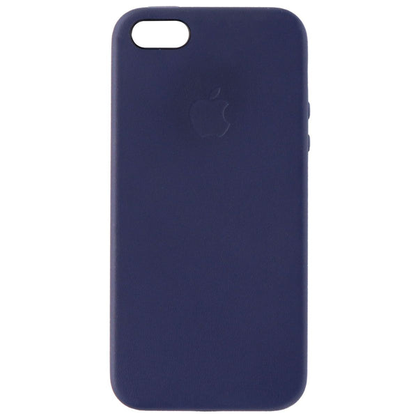 Official Apple Leather Case for iPhone SE - Midnight Blue MMHG2ZM/A - Apple - Simple Cell Shop, Free shipping from Maryland!