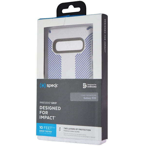 Speck Presidio Grip Case for Samsung Galaxy S10 - Microchip Grey/Ballpoint Blue - Speck - Simple Cell Shop, Free shipping from Maryland!