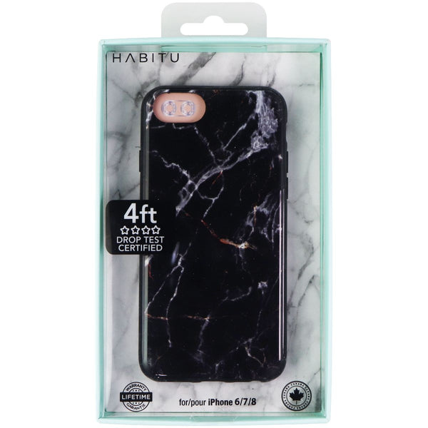 Habitu Sahara Marble Case for Apple iPhone SE (2020) / iPhone 8 / 7/ 6s - Black - Habitu - Simple Cell Shop, Free shipping from Maryland!