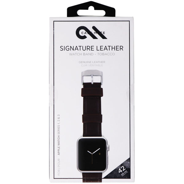 Case-Mate Signature Leather Watch Band for Apple Watch 1/2/3 (42mm) - Brown - Case-Mate - Simple Cell Shop, Free shipping from Maryland!