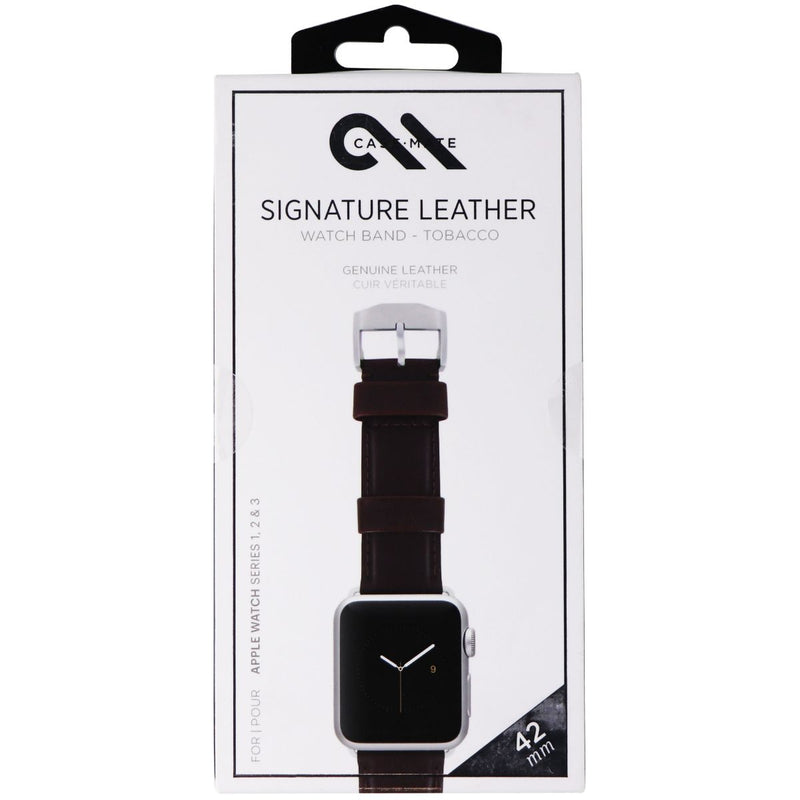 Case-Mate Signature Leather Watch Band for Apple Watch 1/2/3 (42mm) - Brown - Case-Mate - Simple Cell Shop, Free shipping from Maryland!