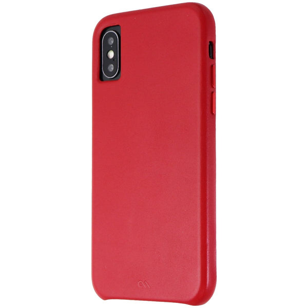 Case-Mate Barely There Leather Slim Case for iPhone XS / X - Cardinal Leather