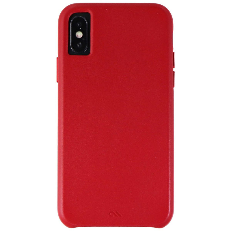 Case-Mate Barely There Leather Slim Case for iPhone XS / X - Cardinal Leather - Case-Mate - Simple Cell Shop, Free shipping from Maryland!