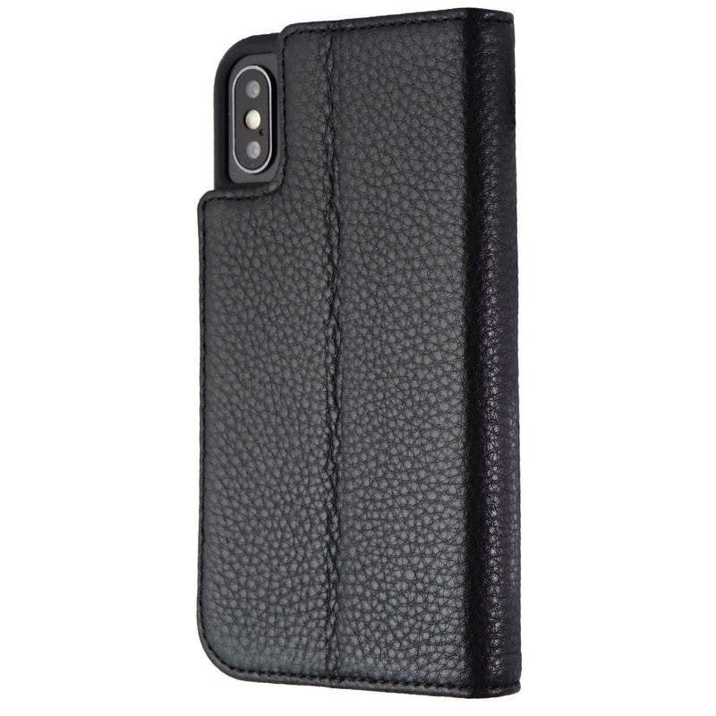 Case-Mate Wallet Folio Case for Apple iPhone XS / X - Loose Black Leather - Case-Mate - Simple Cell Shop, Free shipping from Maryland!