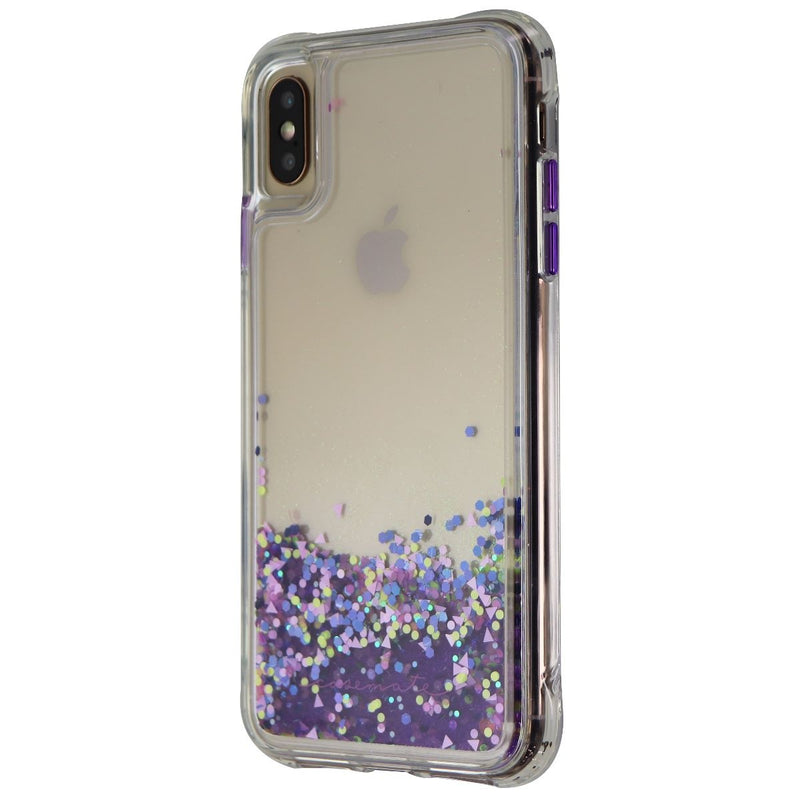 Case-Mate Glow Waterfall Liquid Glitter Case for iPhone Xs Max - Purple Glow - Case-Mate - Simple Cell Shop, Free shipping from Maryland!