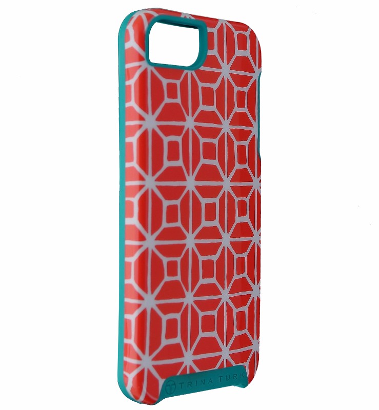 Trina Turk Dual Layer Protective Case Cover for iPhone SE 5S 5 - Trellis Coral - M-Edge - Simple Cell Shop, Free shipping from Maryland!