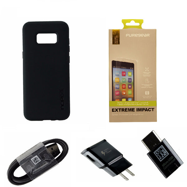 NEW OEM Charge KIT W/Incipio Case + PureGear Screen Protector for Galaxy S8 Plus - Incipio - Simple Cell Shop, Free shipping from Maryland!