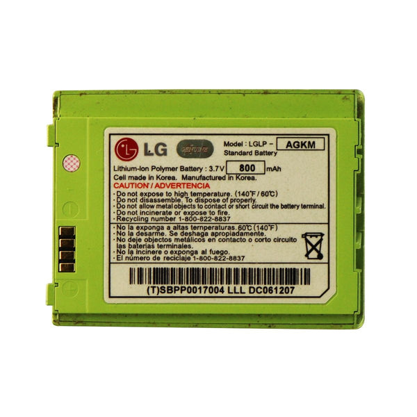 LG 800 mAh Li-Ion Replacement Battery (LGLP-AGKM) for LG Chocolate Phone - Green - LG - Simple Cell Shop, Free shipping from Maryland!