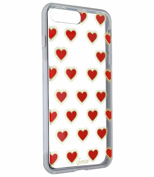 Sonix Clear Coat Hybrid Case Cover for Apple iPhone 7 / 8 Plus - Clear / Hearts - Sonix - Simple Cell Shop, Free shipping from Maryland!