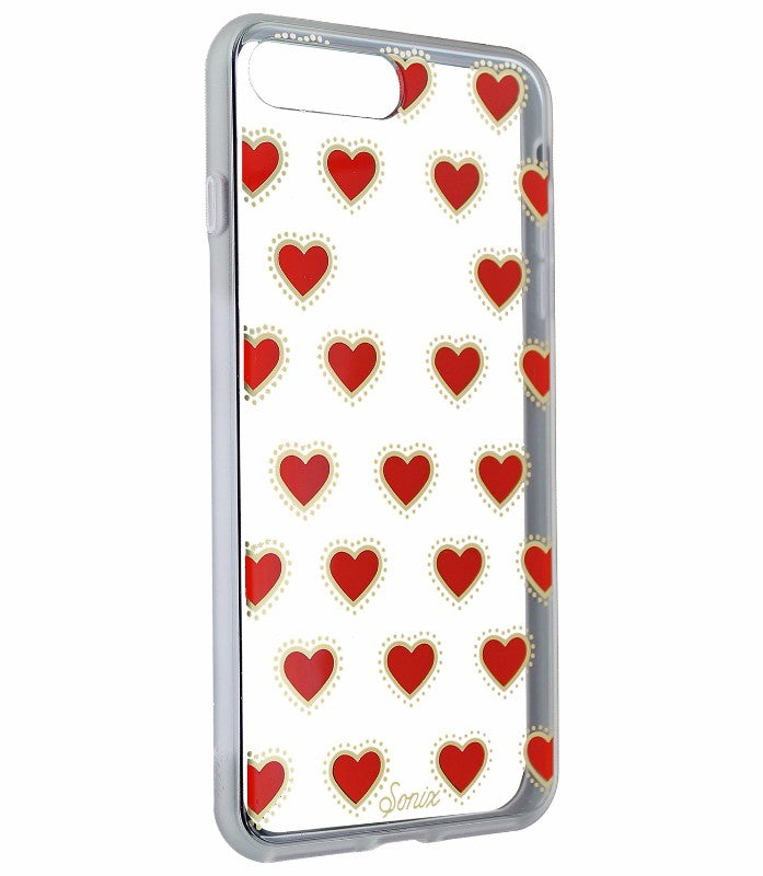Sonix Clear Coat Hybrid Case Cover for Apple iPhone 7 / 8 Plus - Clear / Hearts - Sonix - Simple Cell Shop, Free shipping from Maryland!
