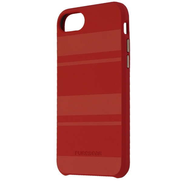 PureGear SoftTek Series Protective Case Cover for iPhone 8 7 6s 6 - Pink Stripe - PureGear - Simple Cell Shop, Free shipping from Maryland!