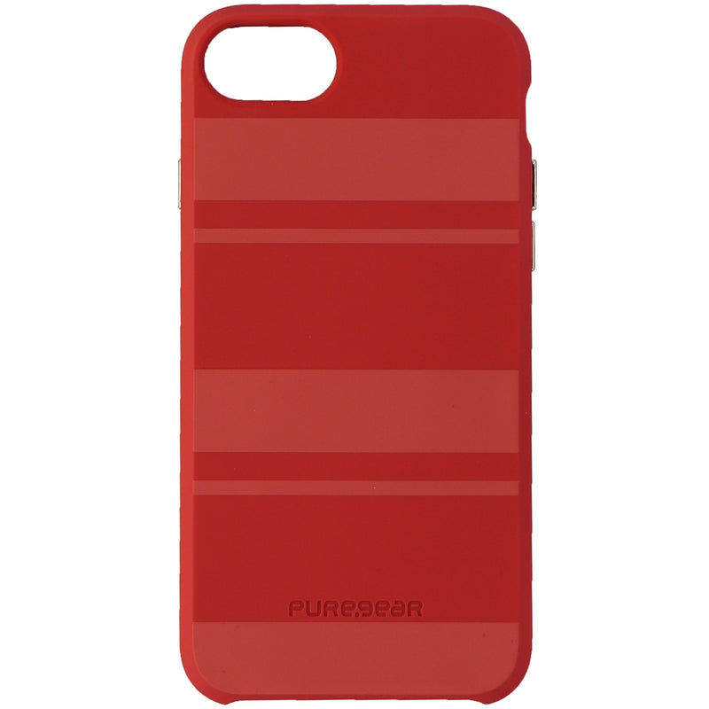 PureGear SoftTek Series Protective Case Cover for iPhone 8 7 6s 6 - Pink Stripe - PureGear - Simple Cell Shop, Free shipping from Maryland!