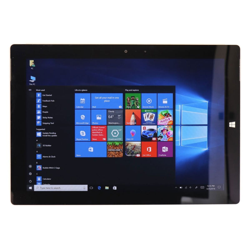 Microsoft Surface 3 (1657) 10.8 (Wi-Fi + LTE) Intel Atom Tablet - 64GB SSD/2GB