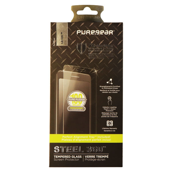PureGear LG V20 Steel 360 Tempered Glass Screen Protector Guard - Clear - PureGear - Simple Cell Shop, Free shipping from Maryland!