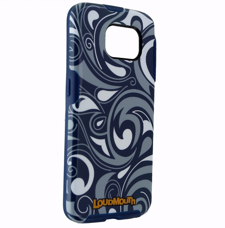 M-Edge Loudmouth Protective Case Cover for Galaxy S6 - Blue Gray White Pattern - M-Edge - Simple Cell Shop, Free shipping from Maryland!