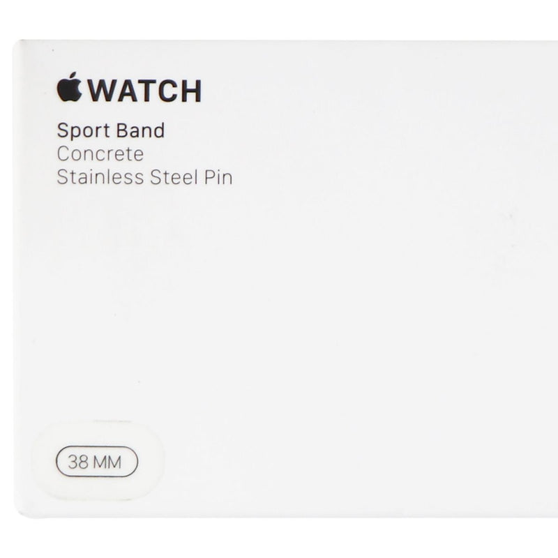 Apple Watch Sport Band (38mm) for Apple Watch Any Series 38mm & 40mm - Concrete - Apple - Simple Cell Shop, Free shipping from Maryland!