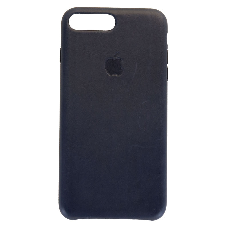 Apple Leather Case Cover for Apple iPhone 8 Plus 7 Plus - Midnight Blue - Apple - Simple Cell Shop, Free shipping from Maryland!