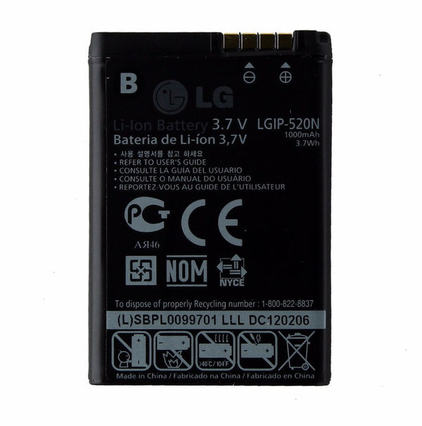 LG Rechargeable 1,000mAh OEM Battery LGIP-520N for LG Chocolate / GD900 / GW505 - LG - Simple Cell Shop, Free shipping from Maryland!