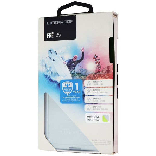 LifeProof FRE Waterproof Case for iPhone 8 Plus/7 Plus - Drop In/Gray/Lime Green - LifeProof - Simple Cell Shop, Free shipping from Maryland!