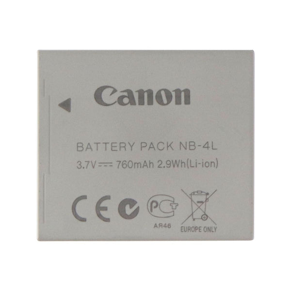 Canon OEM Rechargeable 760mAh 3.7V Battery Pack (NB-4L) - Canon - Simple Cell Shop, Free shipping from Maryland!