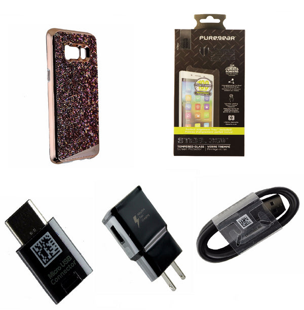 Samsung Galaxy S8 Accessory Kit with Case, Screen Protector, and Charging Kit - Case-Mate - Simple Cell Shop, Free shipping from Maryland!