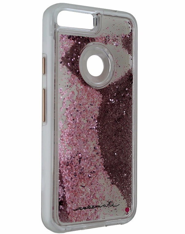 Case-Mate Naked Tough Waterfall Case Google Pixel XL - Clear / Pink Glitter - Case-Mate - Simple Cell Shop, Free shipping from Maryland!