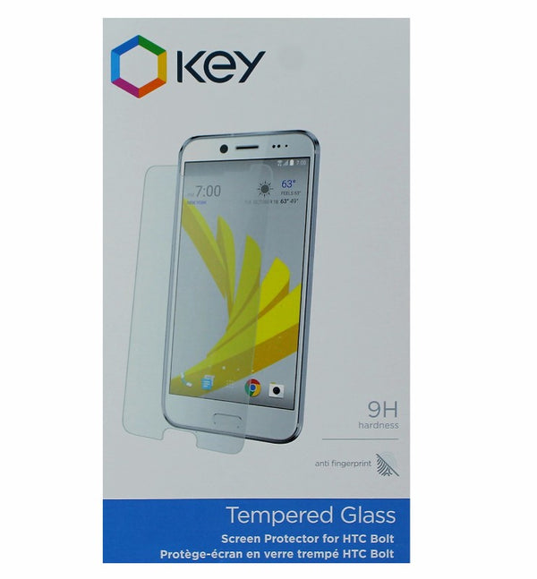 Key 9H Tempered Glass Anti-Fingerprint Screen Protector for HTC Bolt - Clear - KEY Enhanced - Simple Cell Shop, Free shipping from Maryland!