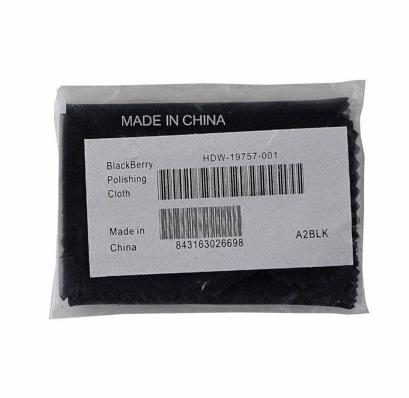 BlackBerry Polish and Cleaning Cloth for Electronic Devices and Screen - Black - Blackberry - Simple Cell Shop, Free shipping from Maryland!
