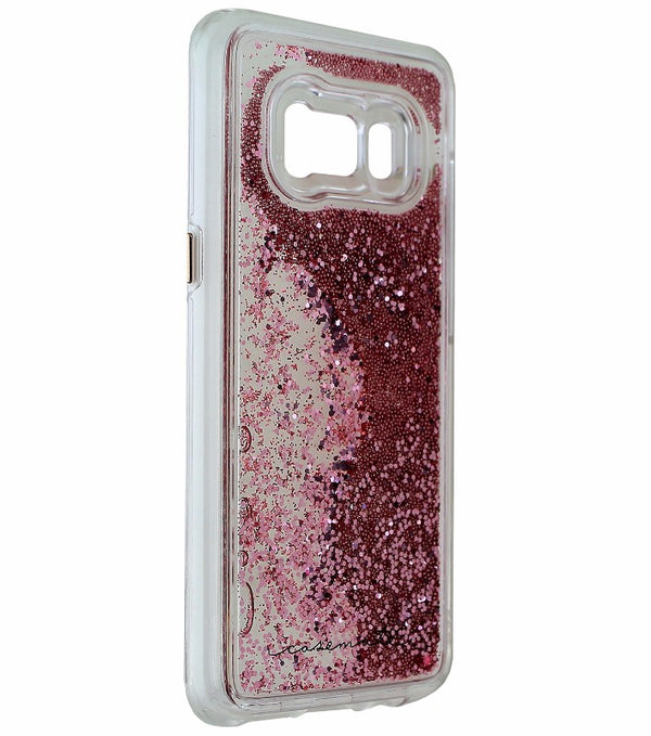 Case-Mate Naked Tough Waterfall Case Cover For Galaxy S8  - Clear / Pink Glitter - Case-Mate - Simple Cell Shop, Free shipping from Maryland!