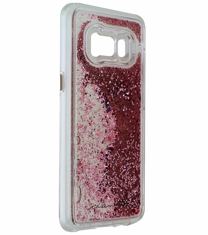 Case-Mate Naked Tough Waterfall Case Cover For Galaxy S8  - Clear / Pink Glitter - Case-Mate - Simple Cell Shop, Free shipping from Maryland!