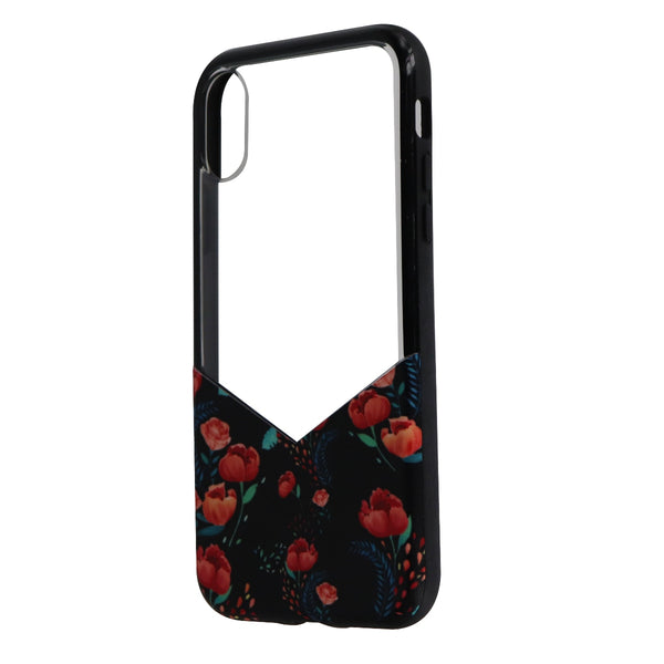 Milk and Honey Suit Up Series Case for Apple iPhone Xs/X - Clear/Black/Roses - Milk & Honey - Simple Cell Shop, Free shipping from Maryland!