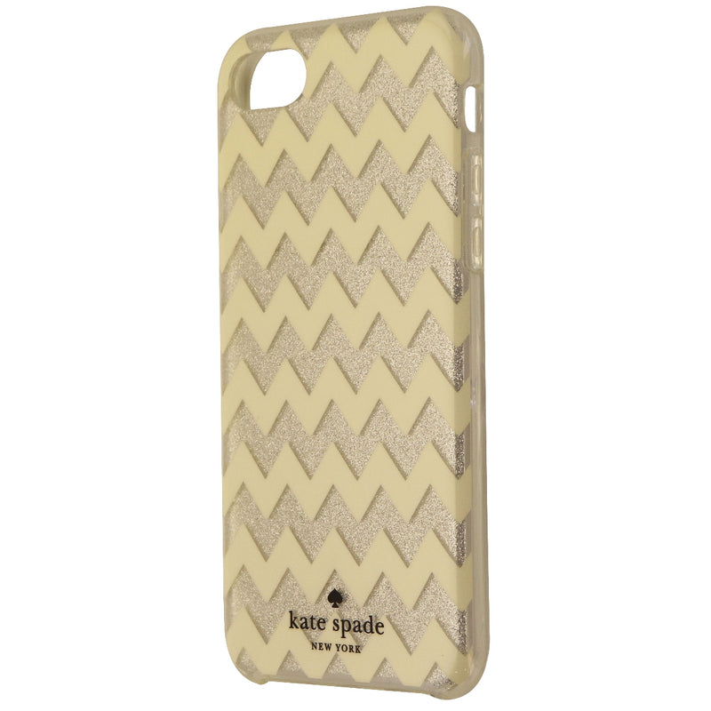 Kate Spade New York Hybrid Hardshell Case for iPhone 8/7 - White/Silver Zig Zag - Kate Spade - Simple Cell Shop, Free shipping from Maryland!
