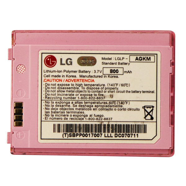 LG 800 mAh Replacement Battery (LGLP-AGKM) for the LG Chocolate Phone - Pink - LG - Simple Cell Shop, Free shipping from Maryland!