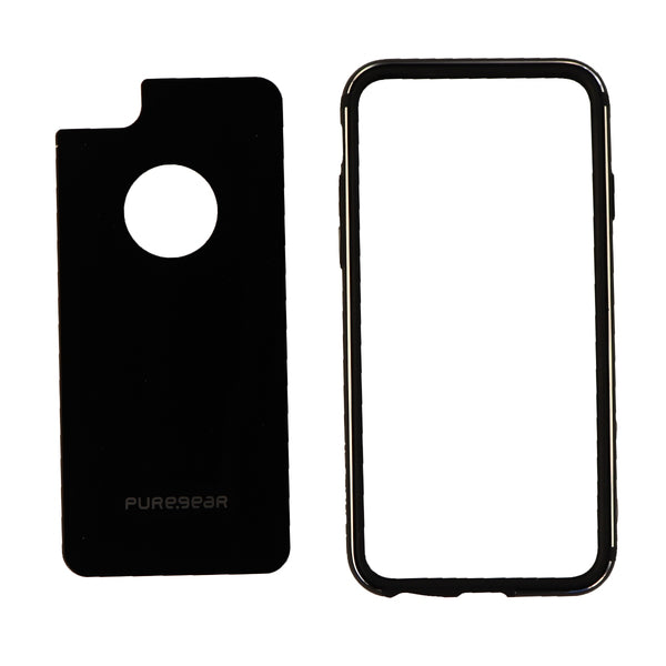 PureGear GlassBak 360 Metal Bumper and Glass for iPhone 8 7 6s - Black - PureGear - Simple Cell Shop, Free shipping from Maryland!