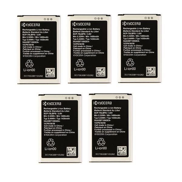 KIT 5x Kyocera SCP-70LBPS 1400 mAh Replacement Battery for Cadence LTE S2720 - Kyocera - Simple Cell Shop, Free shipping from Maryland!