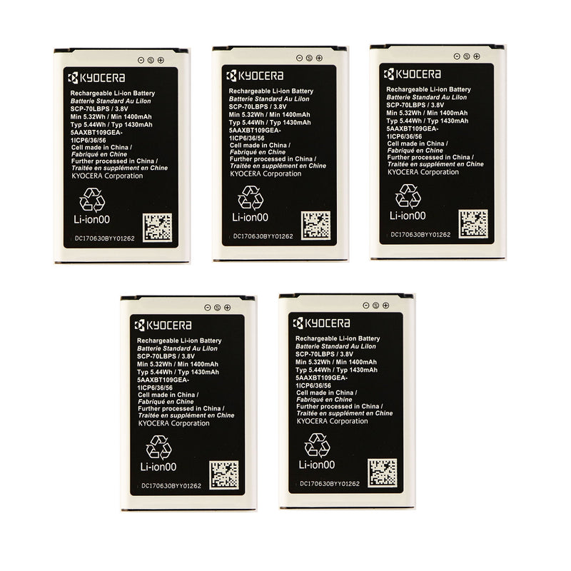 KIT 5x Kyocera SCP-70LBPS 1400 mAh Replacement Battery for Cadence LTE S2720 - Kyocera - Simple Cell Shop, Free shipping from Maryland!