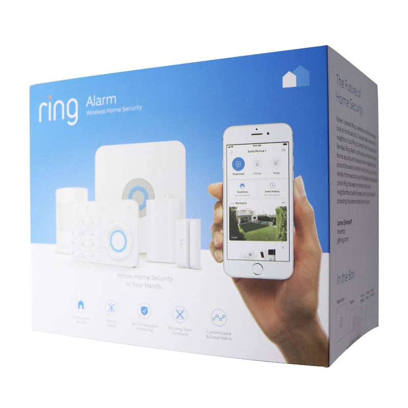 Ring Alarm Wireless Home Security System - 5 Piece Set - White - Ring - Simple Cell Shop, Free shipping from Maryland!