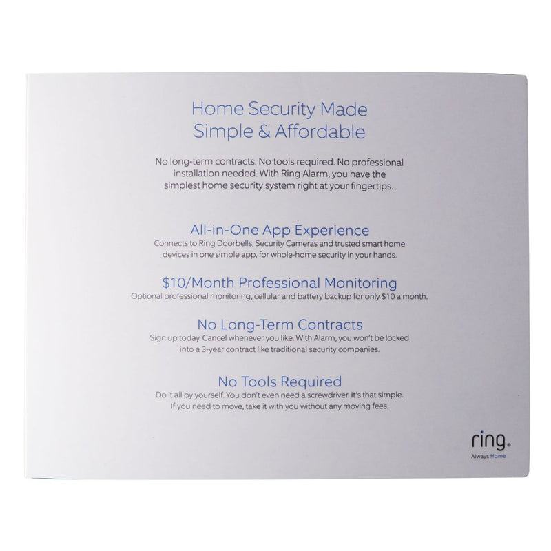 Ring Alarm Wireless Home Security System - 5 Piece Set - White - Ring - Simple Cell Shop, Free shipping from Maryland!